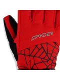 Miniaturka Spyder, Overweb rękawiczki dzieci Spyder Red czerwony 