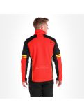 Miniaturka Spyder, Wengen full zip stryke, bluza, mężczyźni, volcano czerwony/czarny/acid żółty