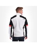 Miniaturka Spyder, Wengen full zip stryke, bluza, mężczyźni, biały/czarny/volcano czerwony