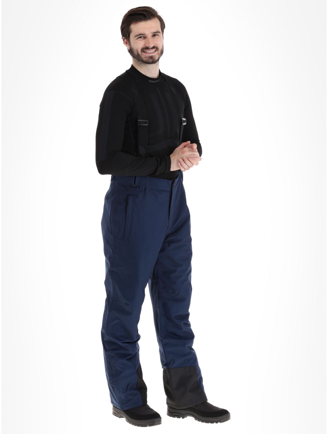 4F, Trousers Fnk  M361 spodnie narciarskie mężczyźni Navy niebieski 