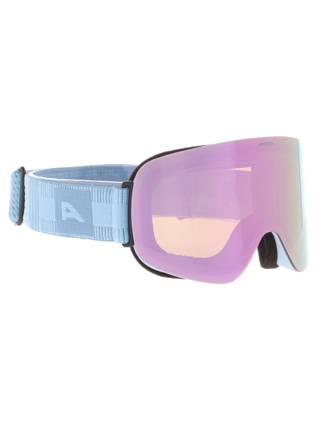 Alpina, Penken Q-Lite gogle unisex Smoke-Blue Matt / Q-Lite Rose S2 niebieski, różowy 