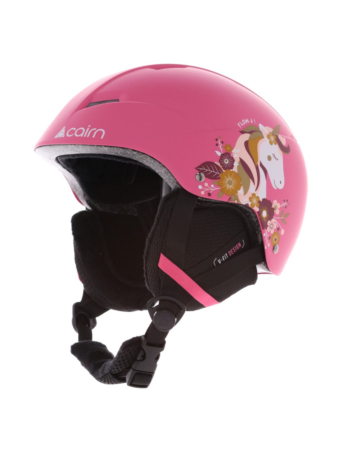 Cairn, Flow J kask dzieci Mat Pink Unicorn różowy 