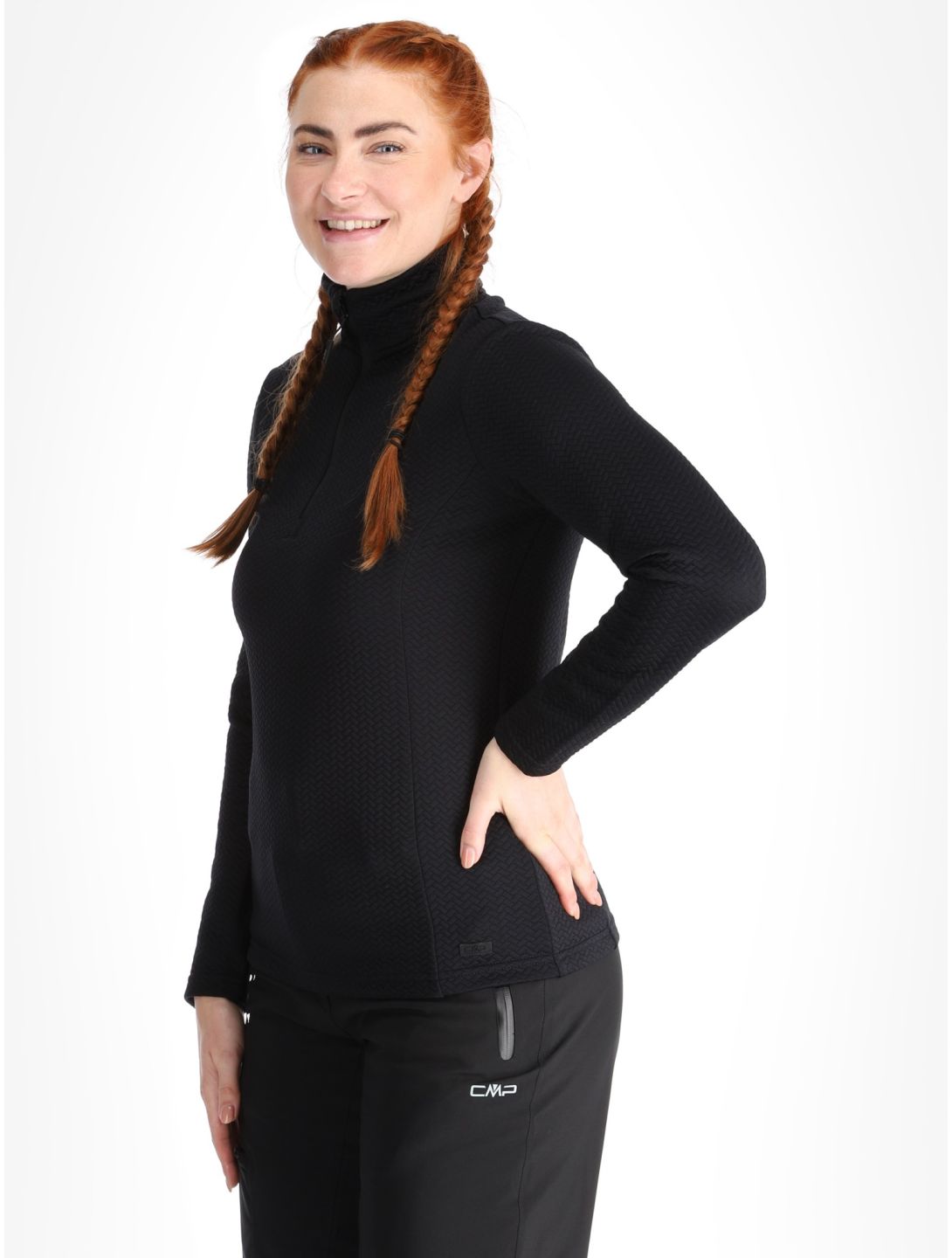 CMP, 34L4226 bluza kobiety Black czarny 