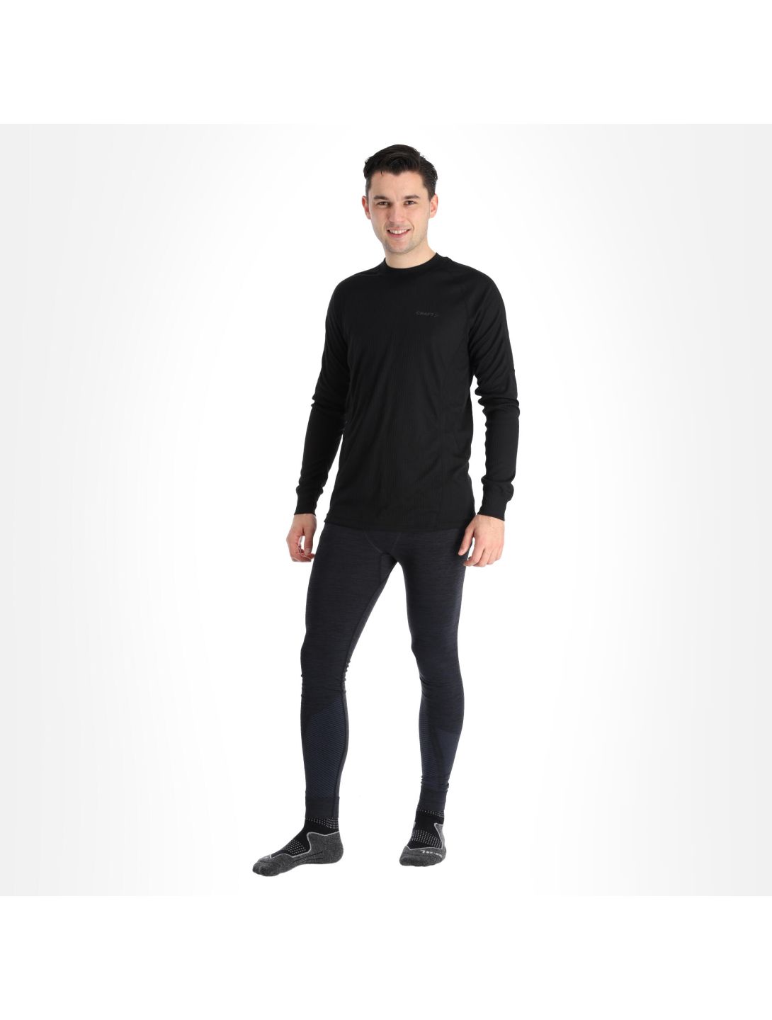 Craft, Core 2-Pack Baselayer Tops koszulka termoaktywna mężczyźni rift czarny, zielony 