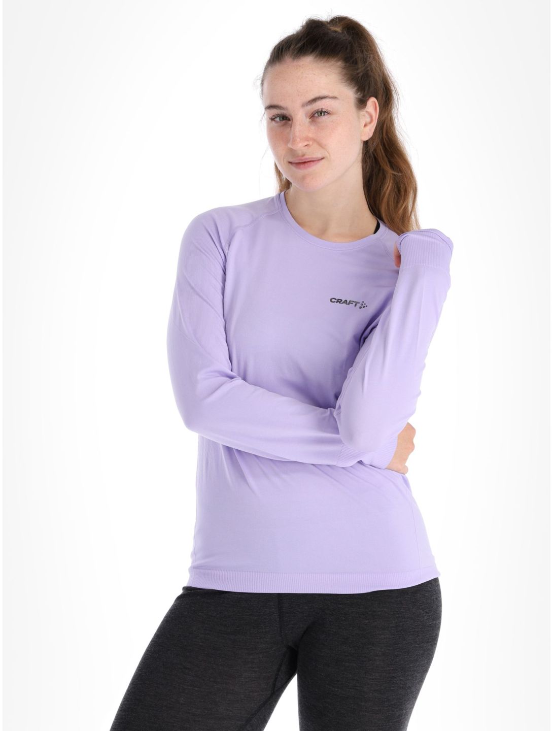 Craft, Core Dry Active Comfort LS koszulka termoaktywna kobiety Lavender fioletowy 