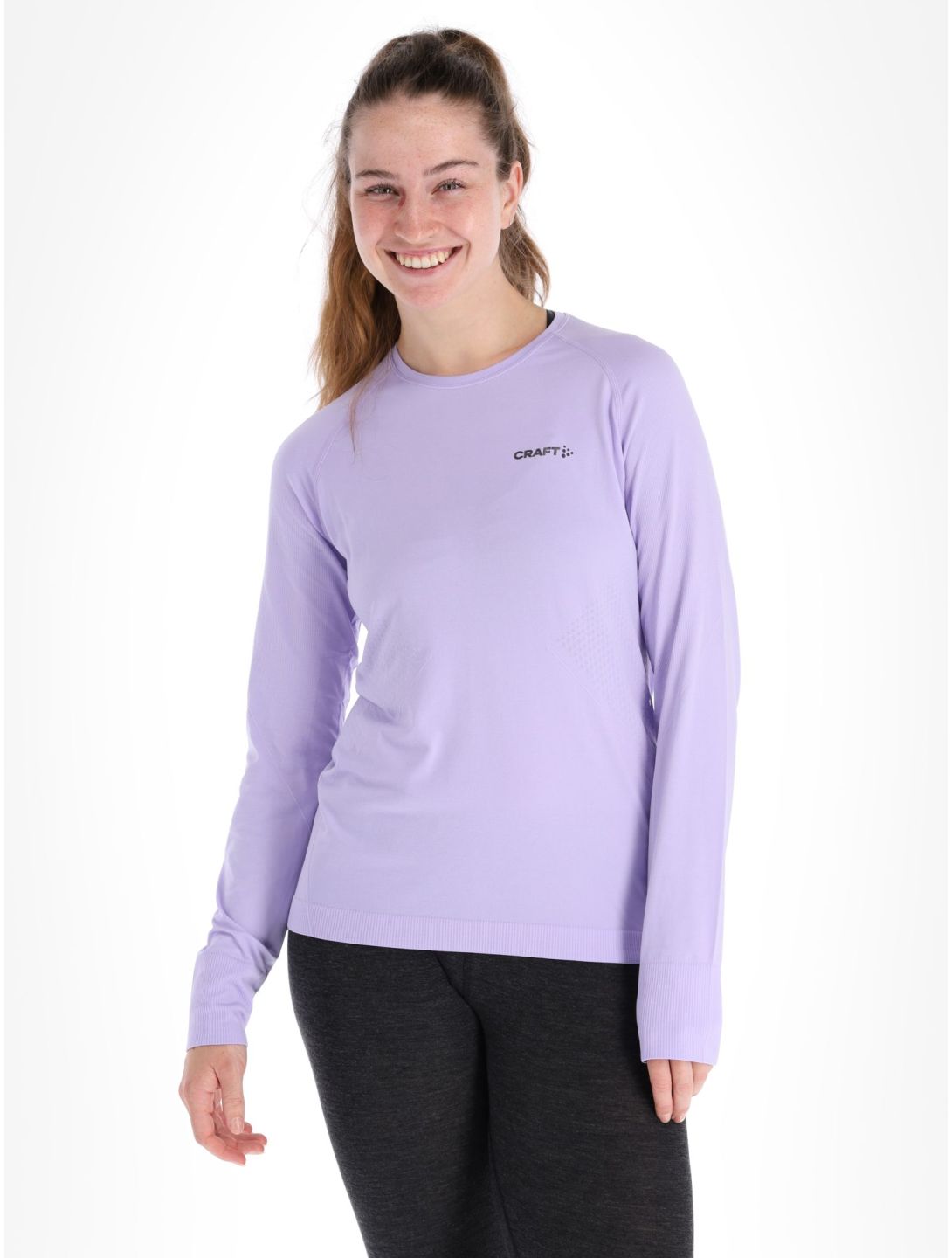 Craft, Core Dry Active Comfort LS koszulka termoaktywna kobiety Lavender fioletowy 