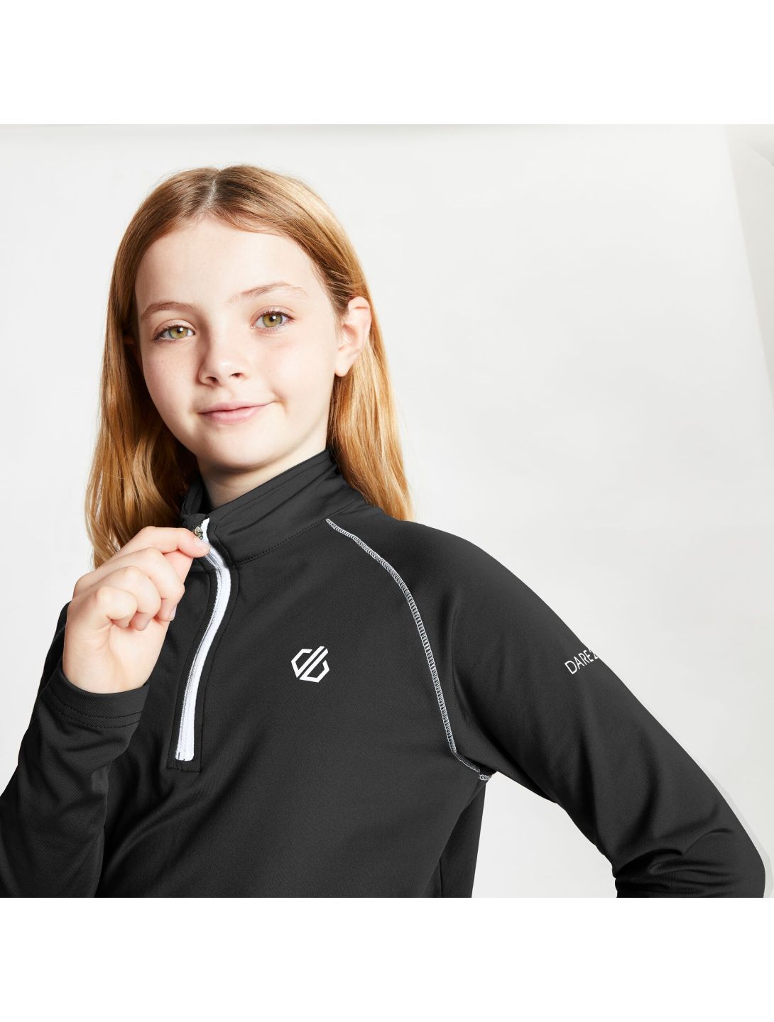 Dare2b, Consist II Core Stretch bluza dzieci Black czarny 