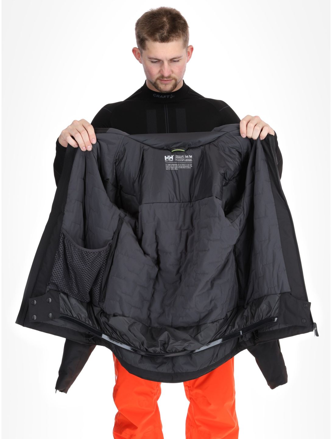 Helly Hansen, Carv Lifaloft 2.0 kurtka narciarska mężczyźni Black czarny 