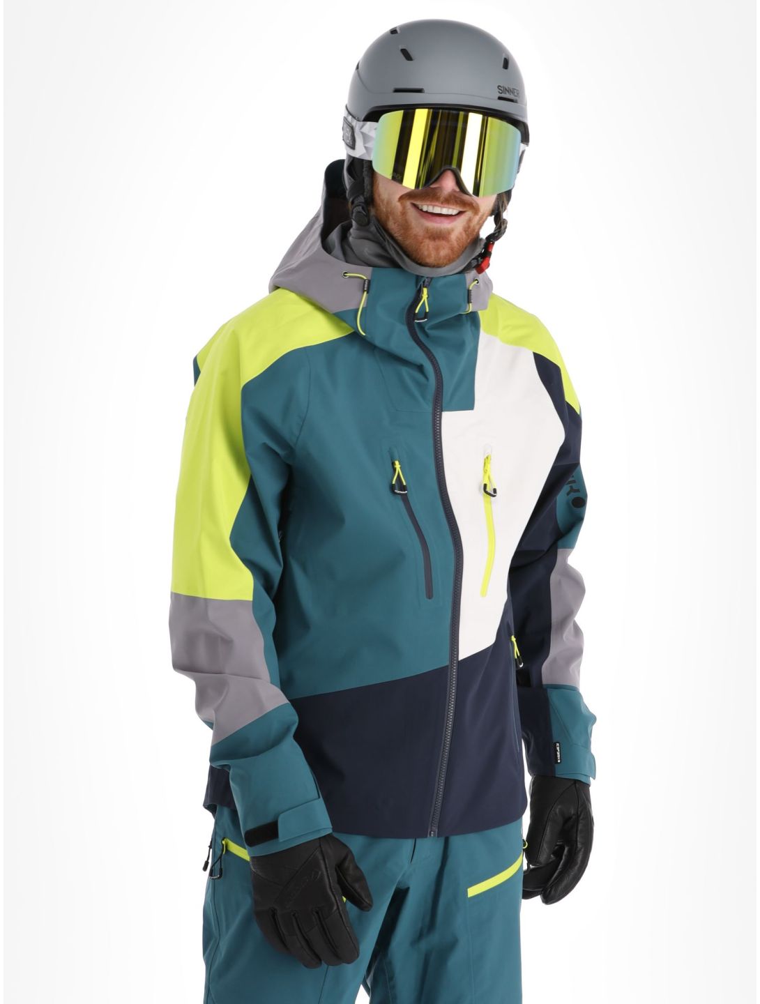 Icepeak, Dalzell kurtka hardshell mężczyźni Emerald multicolor 