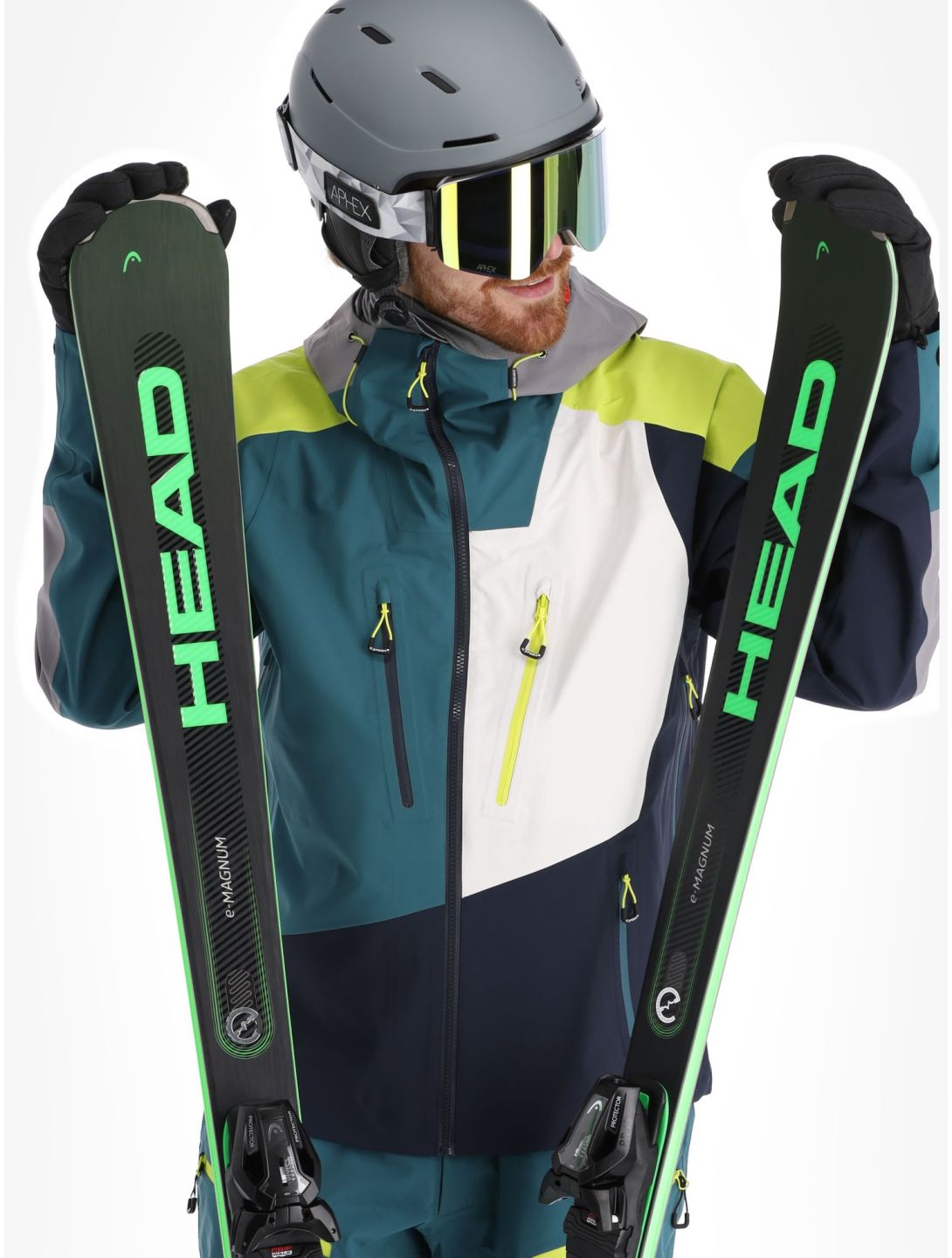Icepeak, Dalzell kurtka hardshell mężczyźni Emerald multicolor 