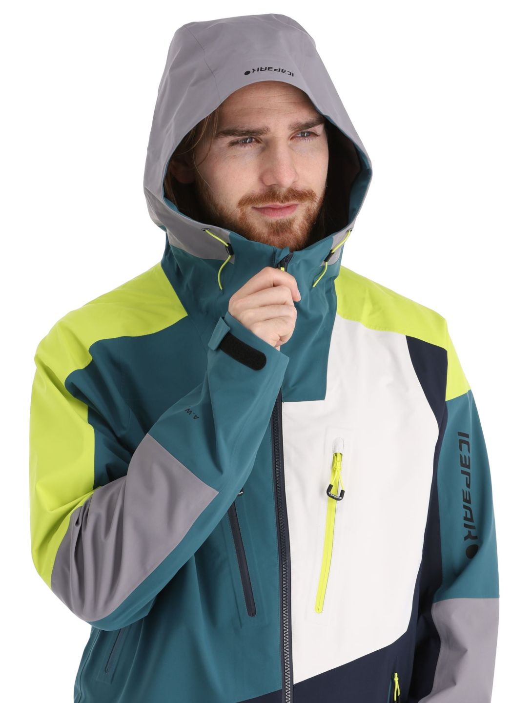 Icepeak, Dalzell kurtka hardshell mężczyźni Emerald multicolor 