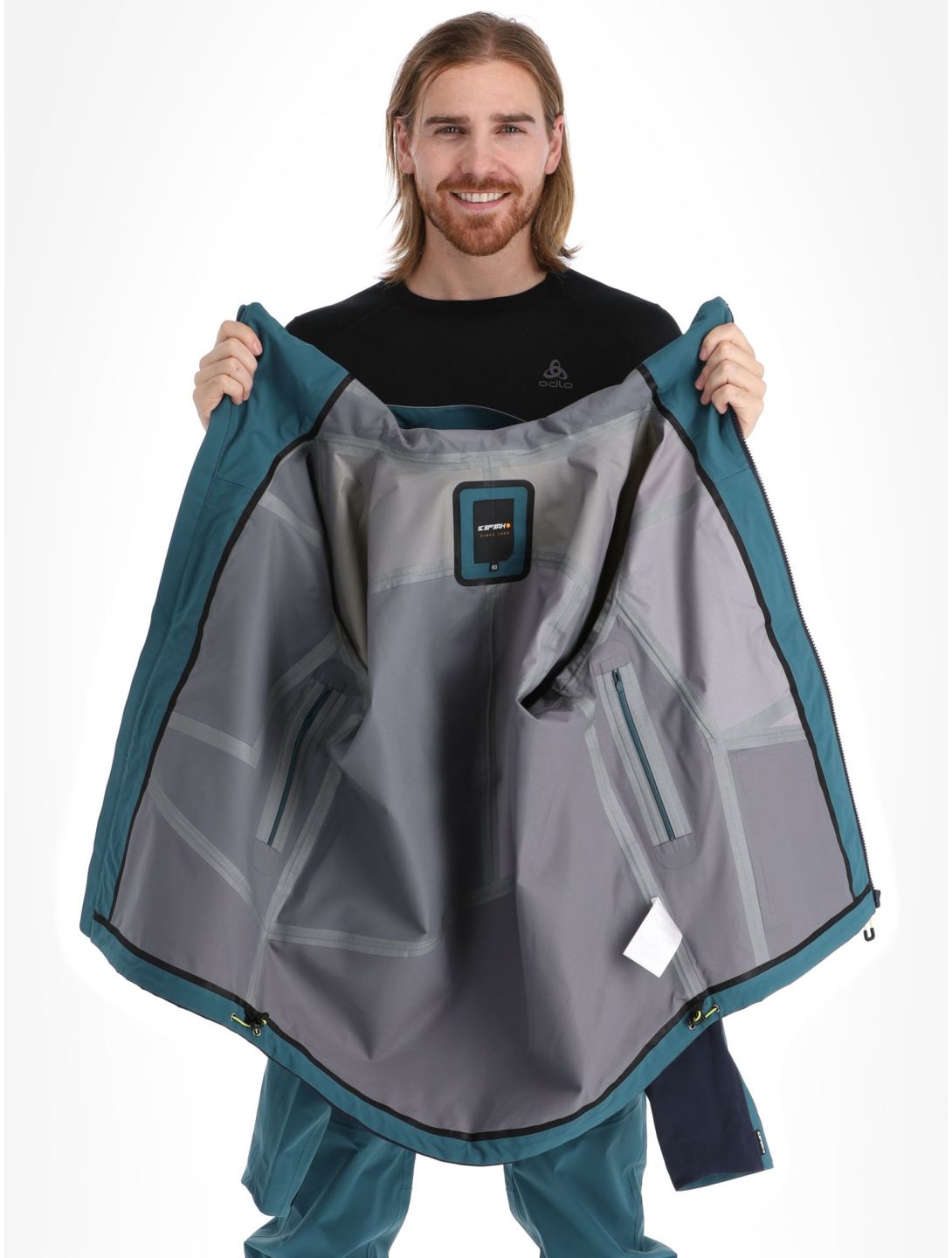 Icepeak, Dalzell kurtka hardshell mężczyźni Emerald multicolor 