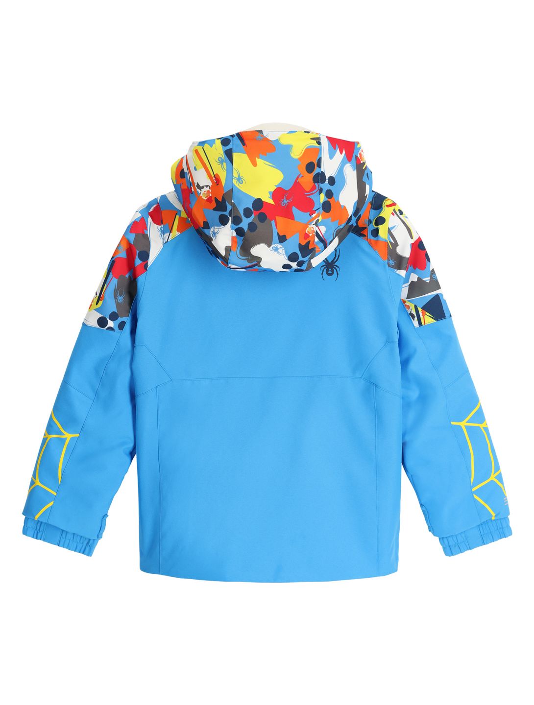 Spyder, Challenger kurtka narciarska dzieci Yeti Camo Aether Blue niebieski 