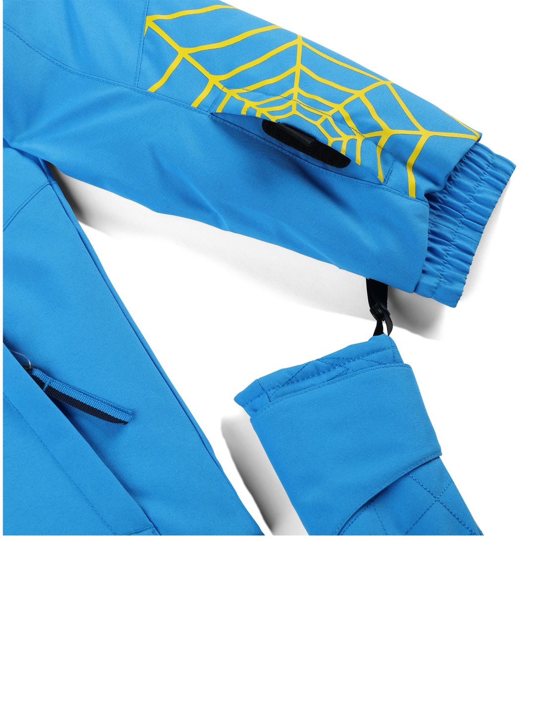 Spyder, Challenger kurtka narciarska dzieci Yeti Camo Aether Blue niebieski 