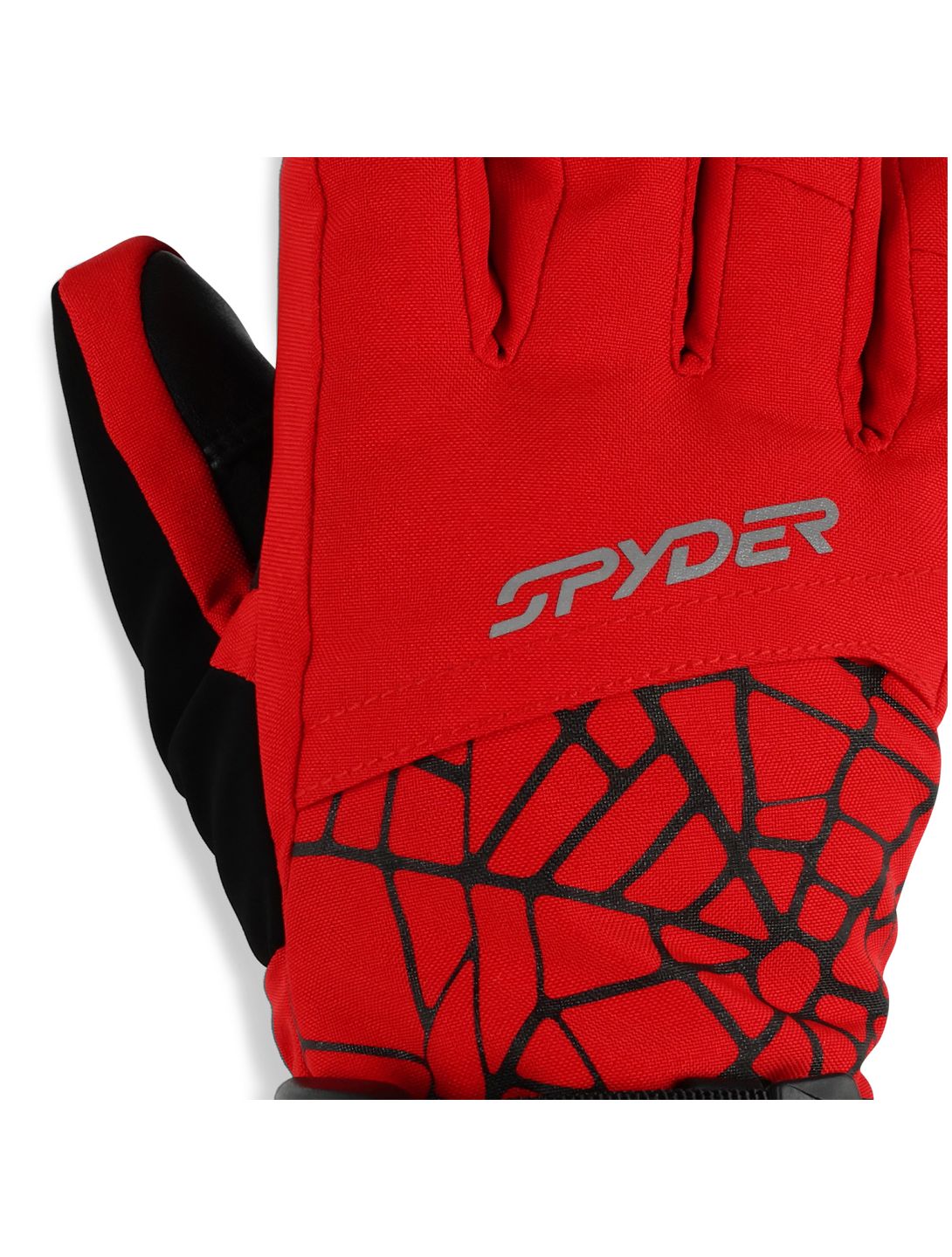 Spyder, Overweb rękawiczki dzieci Spyder Red czerwony 