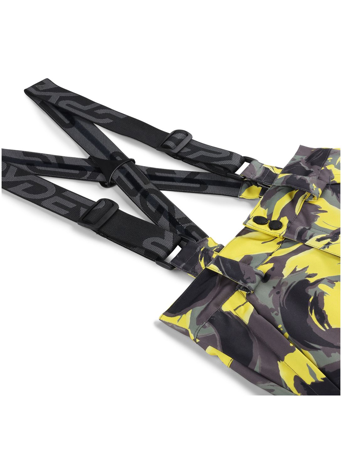 Spyder, Propulsion spodnie narciarskie dzieci Camouflage Acid Yellow żółty 
