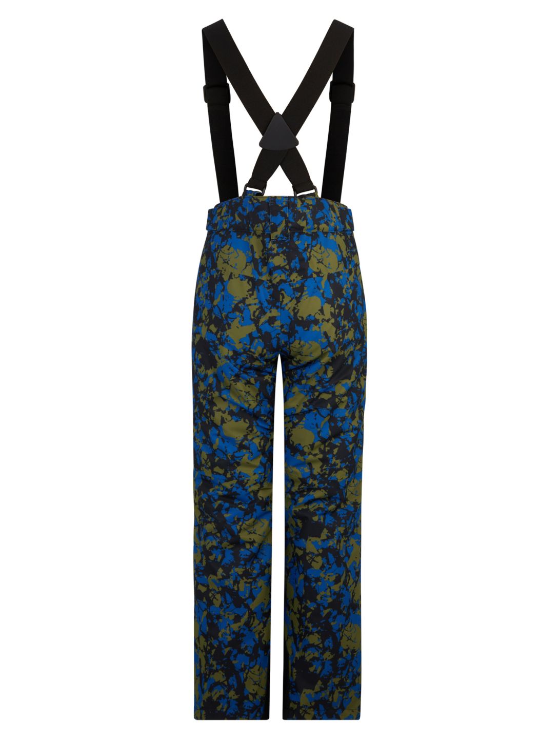 Ziener, Axi Junior spodnie narciarskie dzieci Natural Camo czarny, niebieski, zielony 