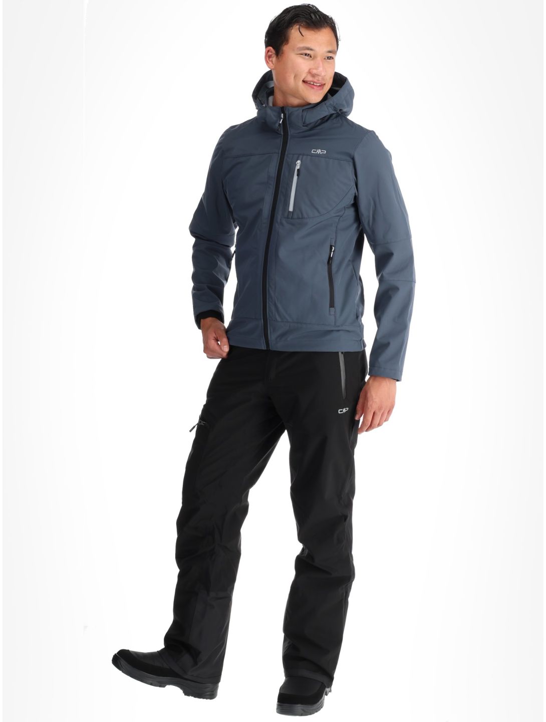 CMP, 3A01787N kurtka softshell mężczyźni Titanio - Alluminio szary 