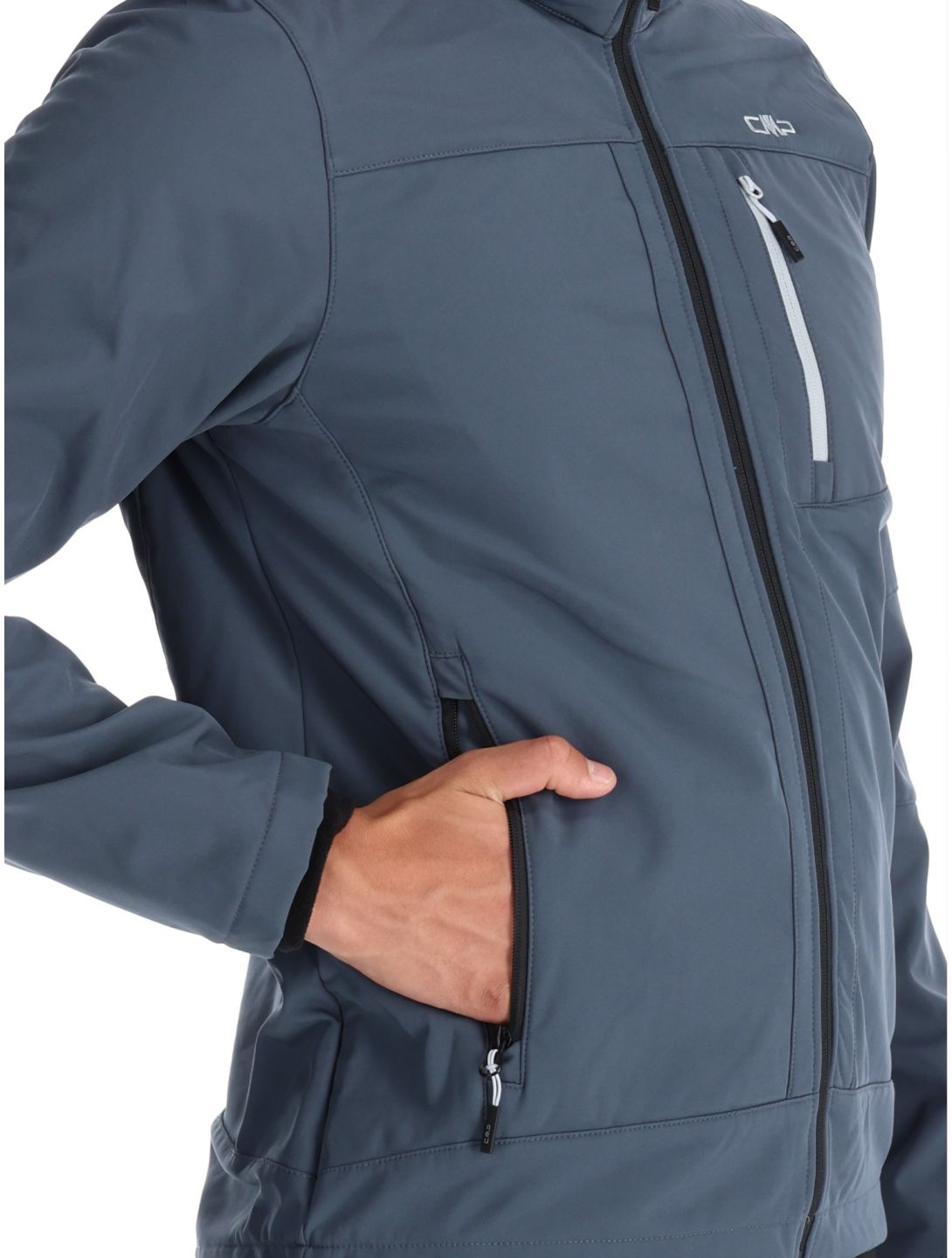 CMP, 3A01787N kurtka softshell mężczyźni Titanio - Alluminio szary 