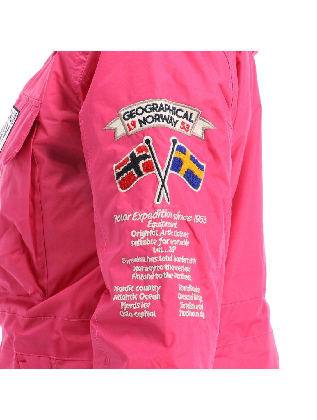 Geographical Norway, Boomera new 056, kurtka zimowa, kobiety, fuschia różowy