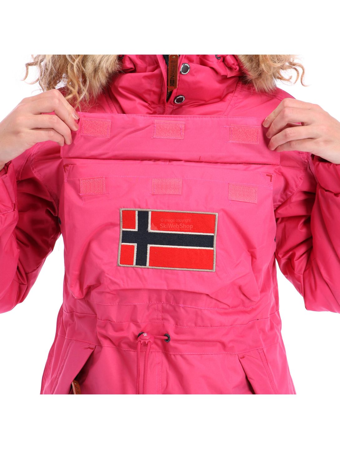 Geographical Norway, Boomera new 056, kurtka zimowa, kobiety, fuschia różowy