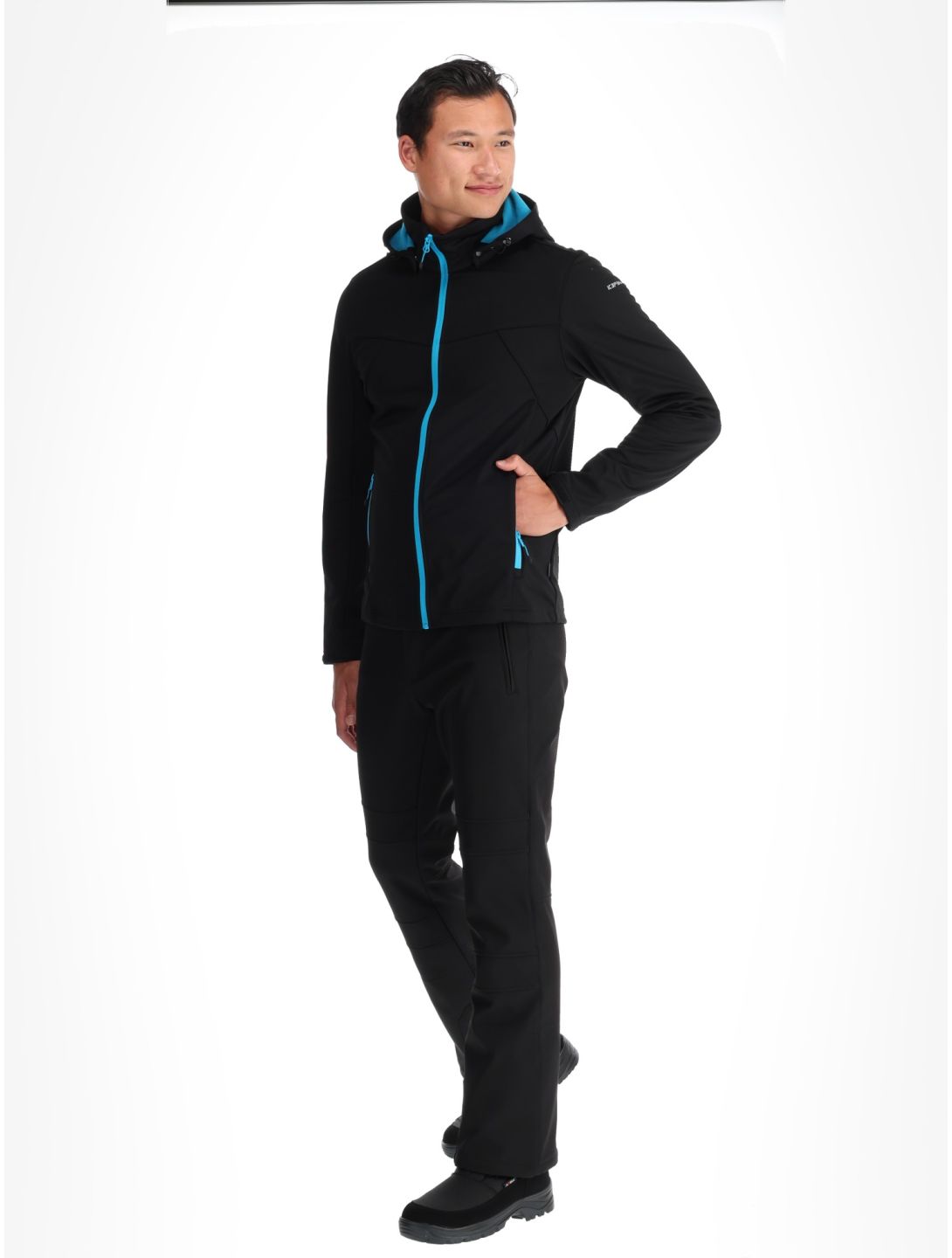 Icepeak, Biggs kurtka softshell mężczyźni Turquoise Turquoise 