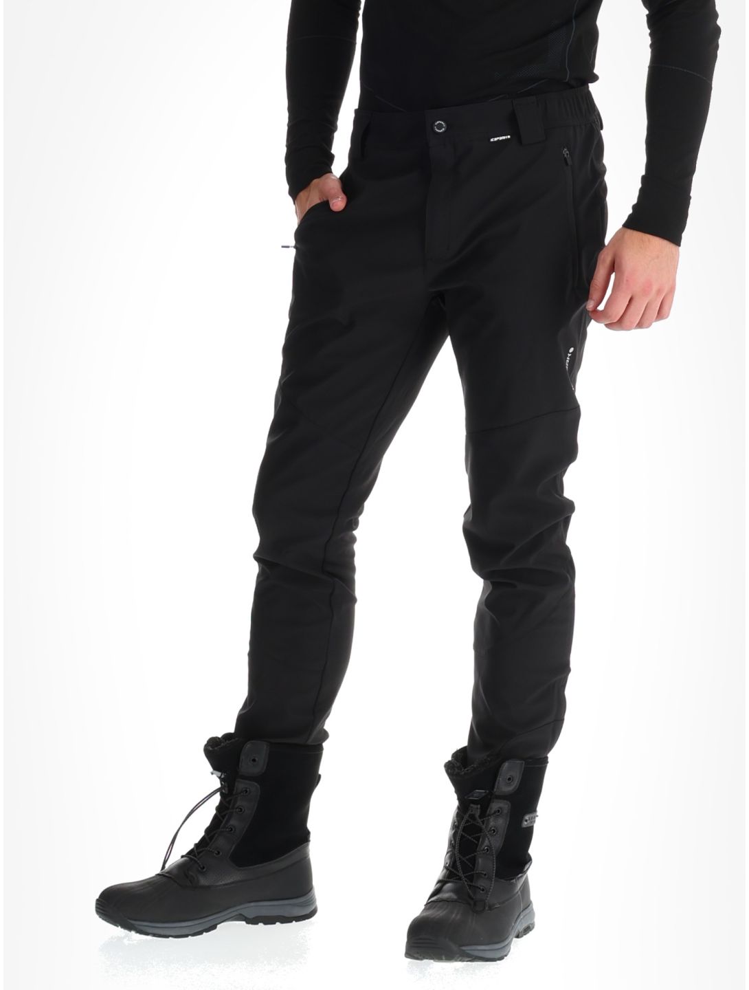 Icepeak, Dorr spodnie softshell mężczyźni Basic Black czarny 