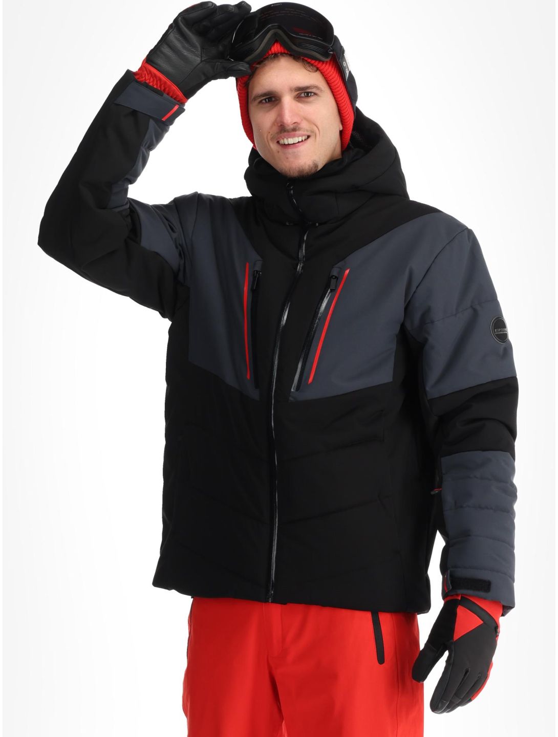 Icepeak, Earlville kurtka narciarska mężczyźni Basic Black czarny 