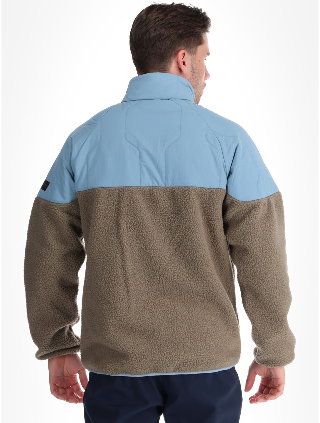 Icepeak, Manton kurtka puchowa mężczyźni Antique Green multicolor, niebieski 