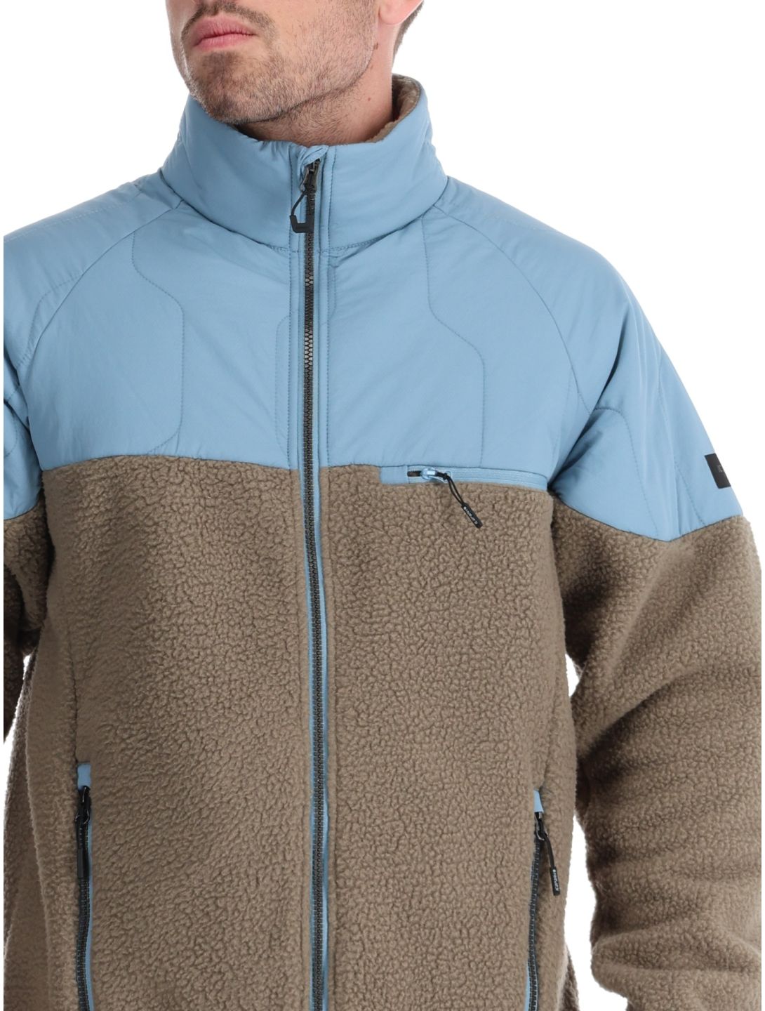 Icepeak, Manton kurtka puchowa mężczyźni Antique Green multicolor, niebieski 
