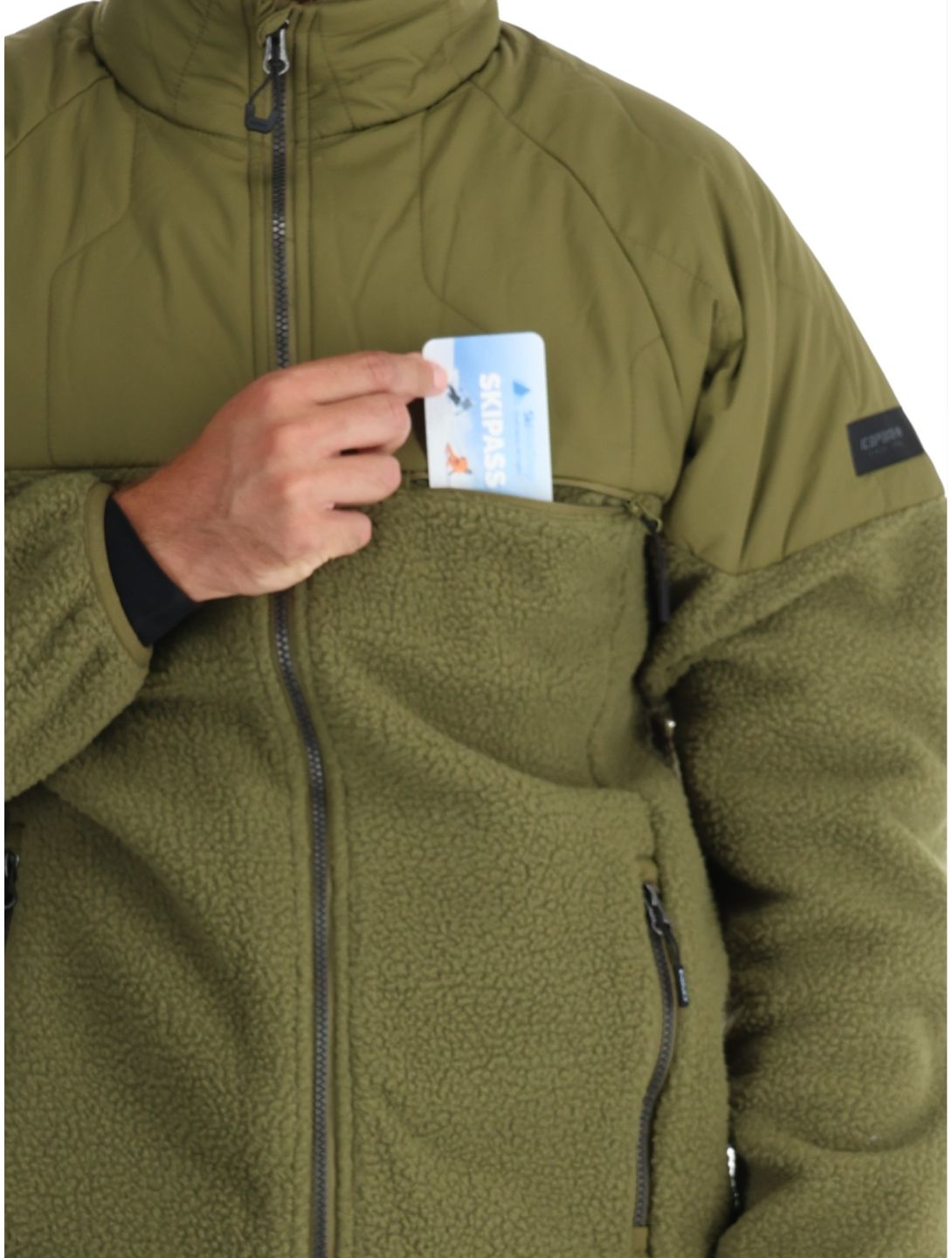 Icepeak, Manton kurtka puchowa mężczyźni Olive zielony 