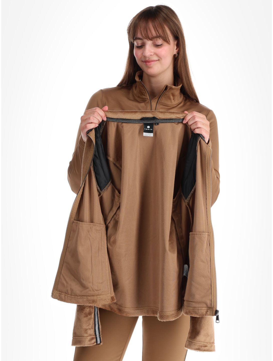 Luhta, Altovaara bluza kobiety Brown brązowy 