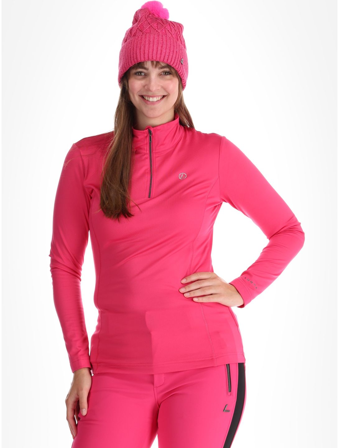 Luhta, Hailuoto bluza kobiety Raspberry czerwony 