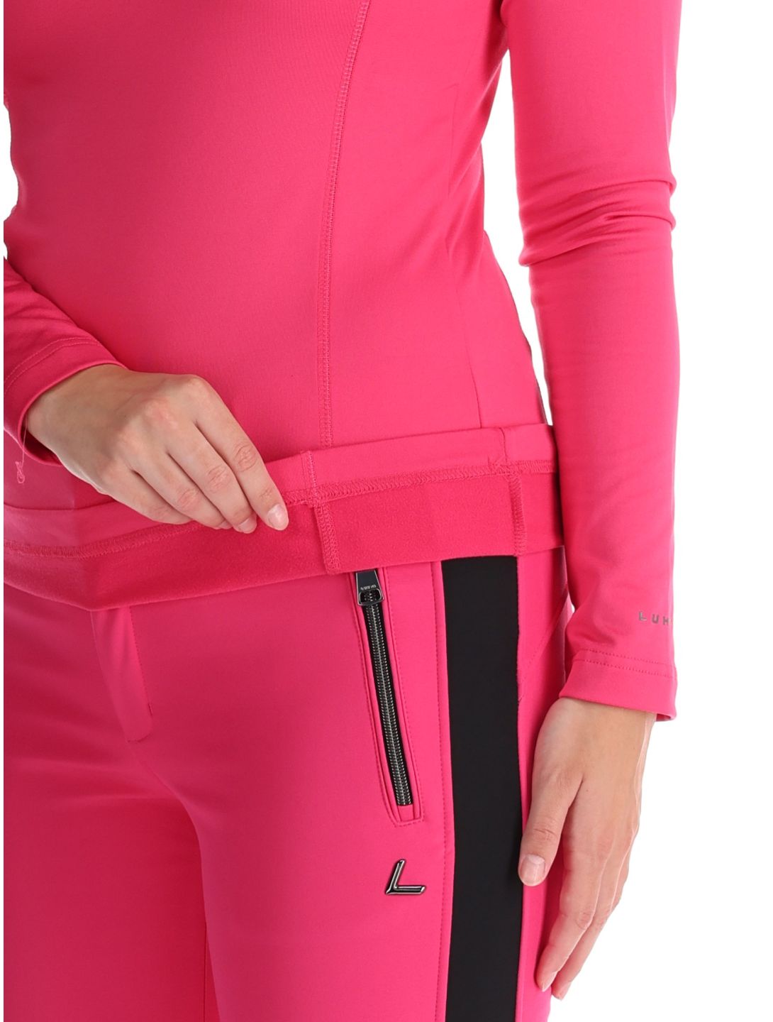 Luhta, Hailuoto bluza kobiety Raspberry czerwony 