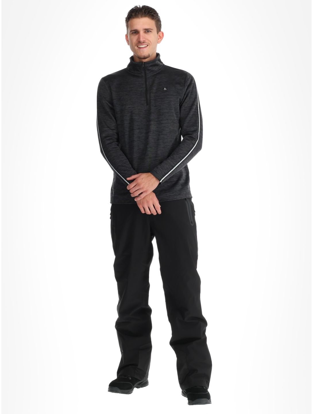 Luhta, Hammastunturi bluza mężczyźni Basic Black czarny 