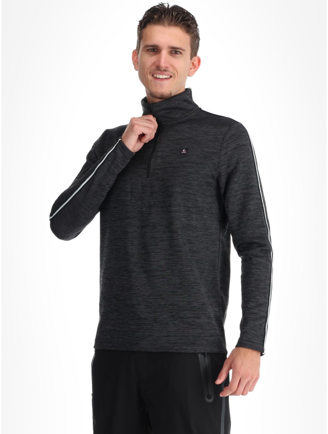 Luhta, Hammastunturi bluza mężczyźni Basic Black czarny 