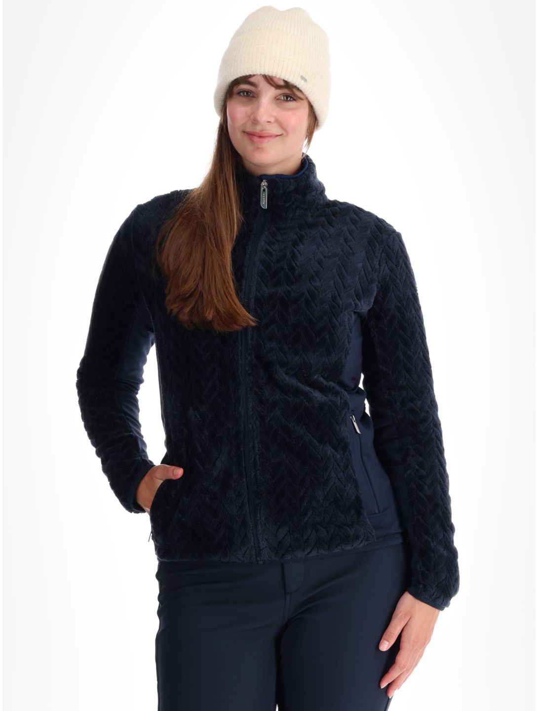 Luhta, Ikaala bluza kobiety Dark Blue niebieski 