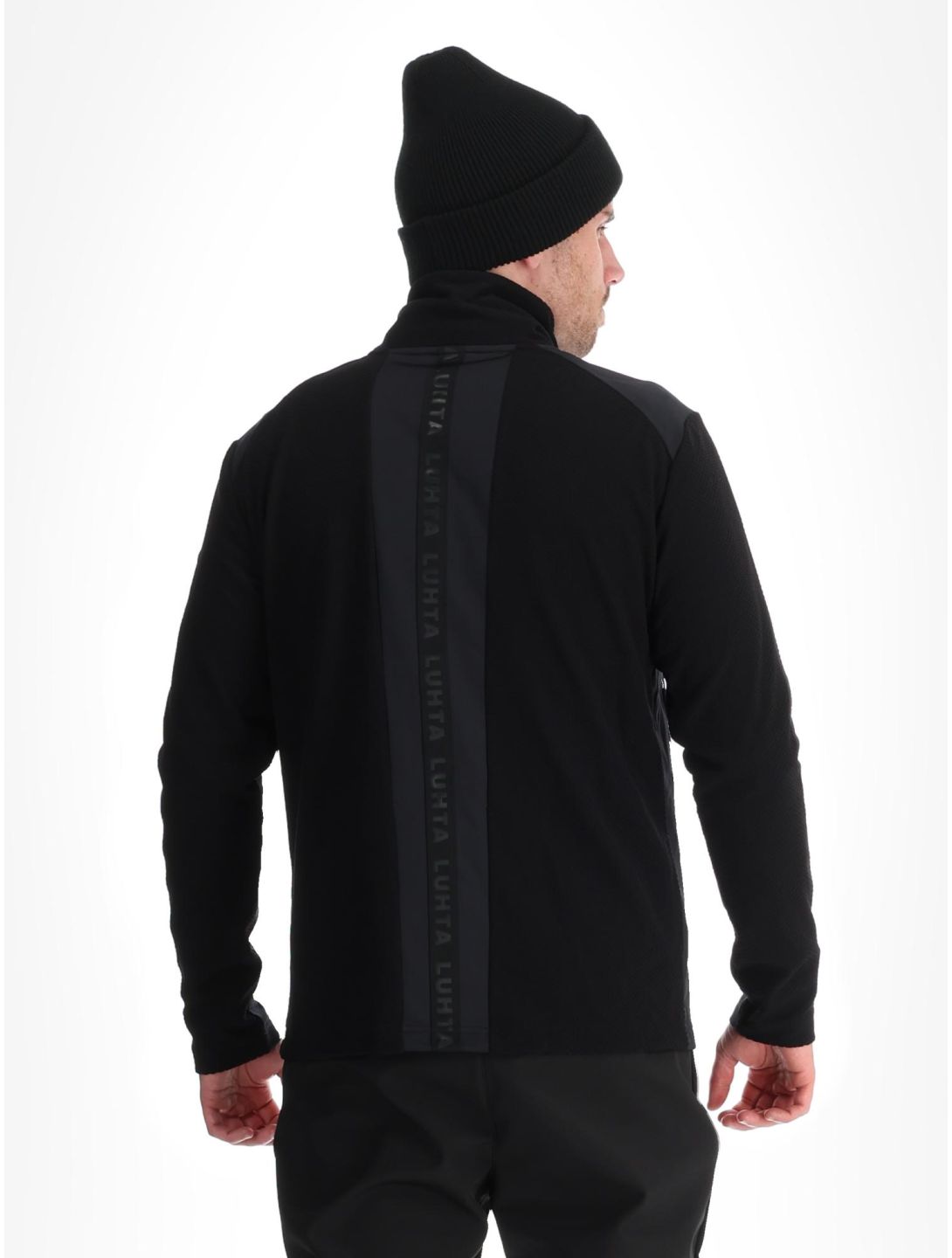 Luhta, Jollanoaivi bluza mężczyźni Basic Black czarny 