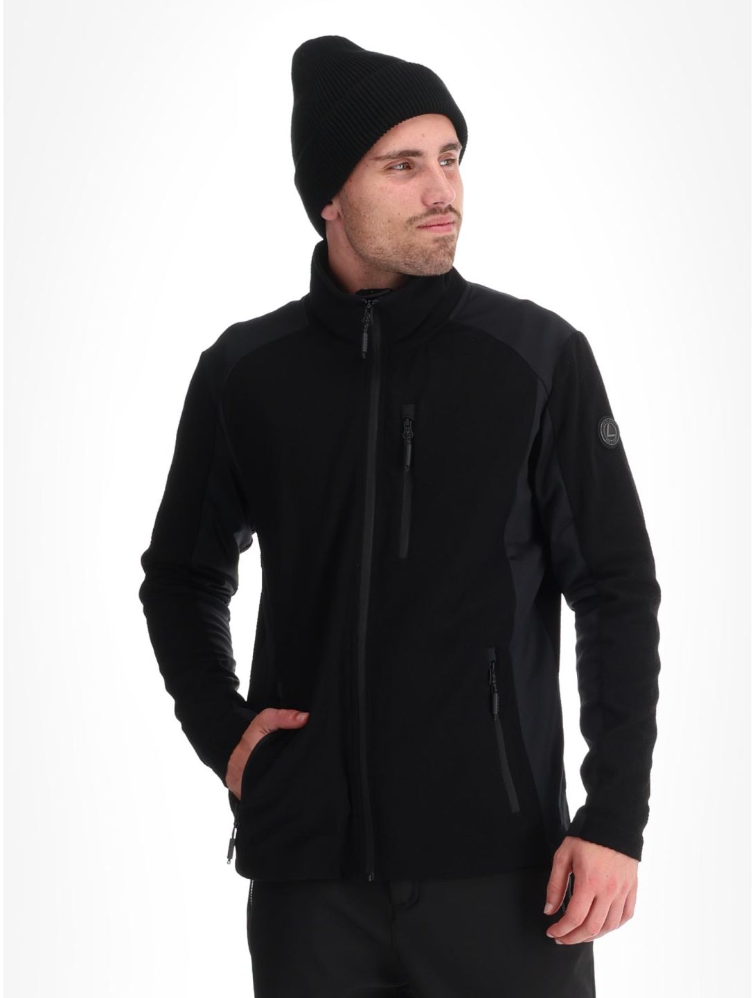 Luhta, Jollanoaivi bluza mężczyźni Basic Black czarny 
