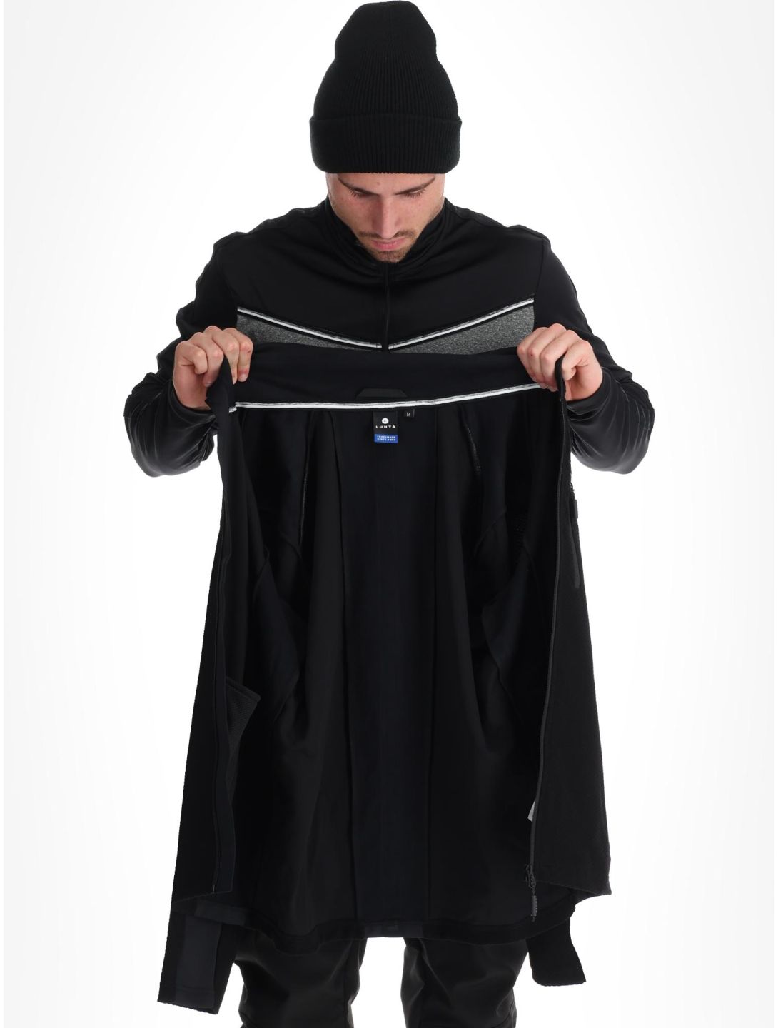 Luhta, Jollanoaivi bluza mężczyźni Basic Black czarny 