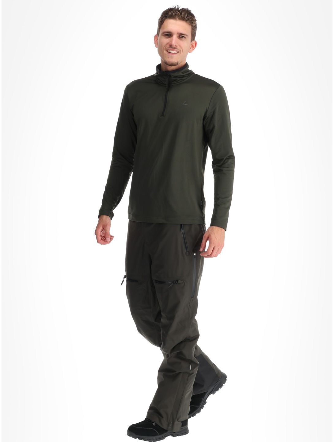 Luhta, Kankola bluza mężczyźni Dark Olive zielony 