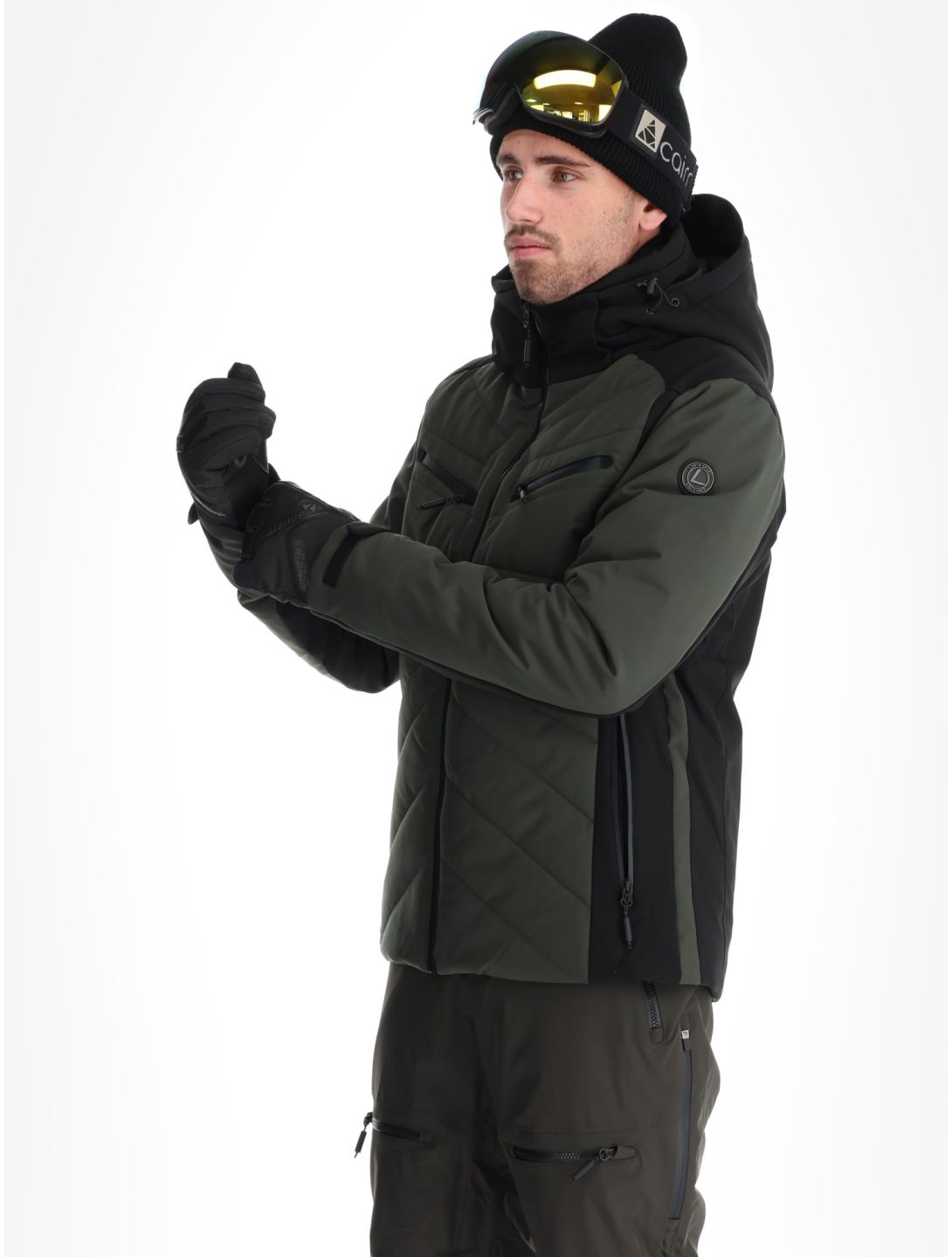 Luhta, Karravaara kurtka narciarska mężczyźni Dark Olive czarny, zielony 