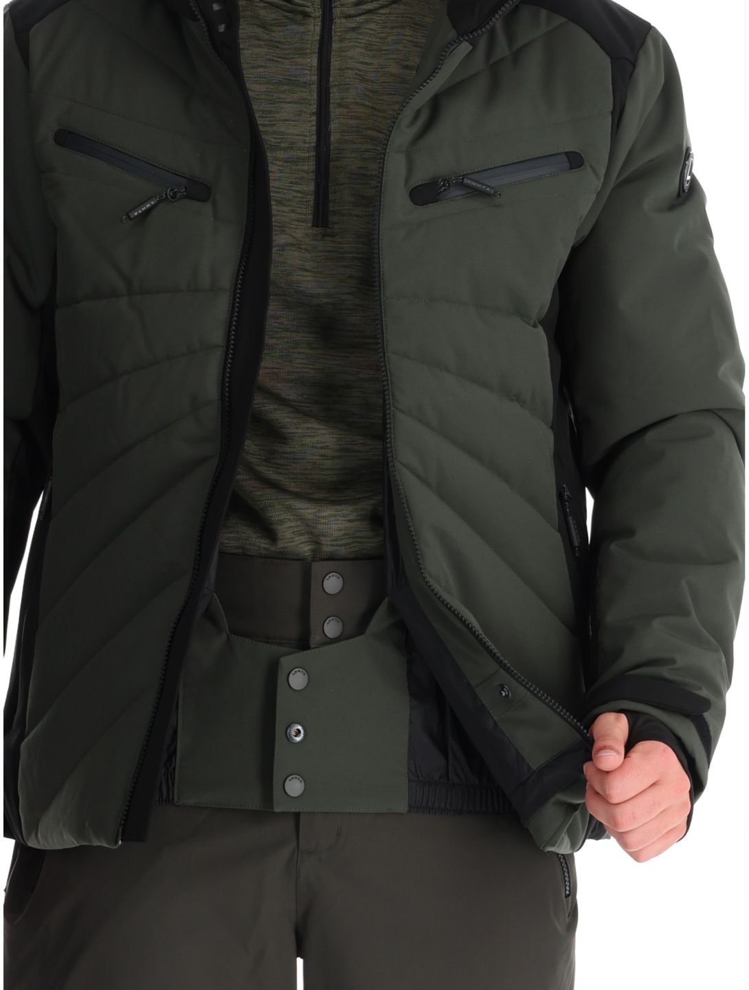 Luhta, Karravaara kurtka narciarska mężczyźni Dark Olive czarny, zielony 