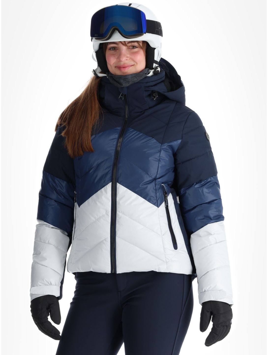Luhta, Lammasoaivi kurtka narciarska kobiety Dark Blue biały, niebieski 