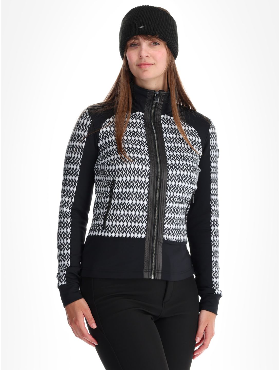 Luhta, Ounastunturi bluza kobiety Silver czarny, Zilver 