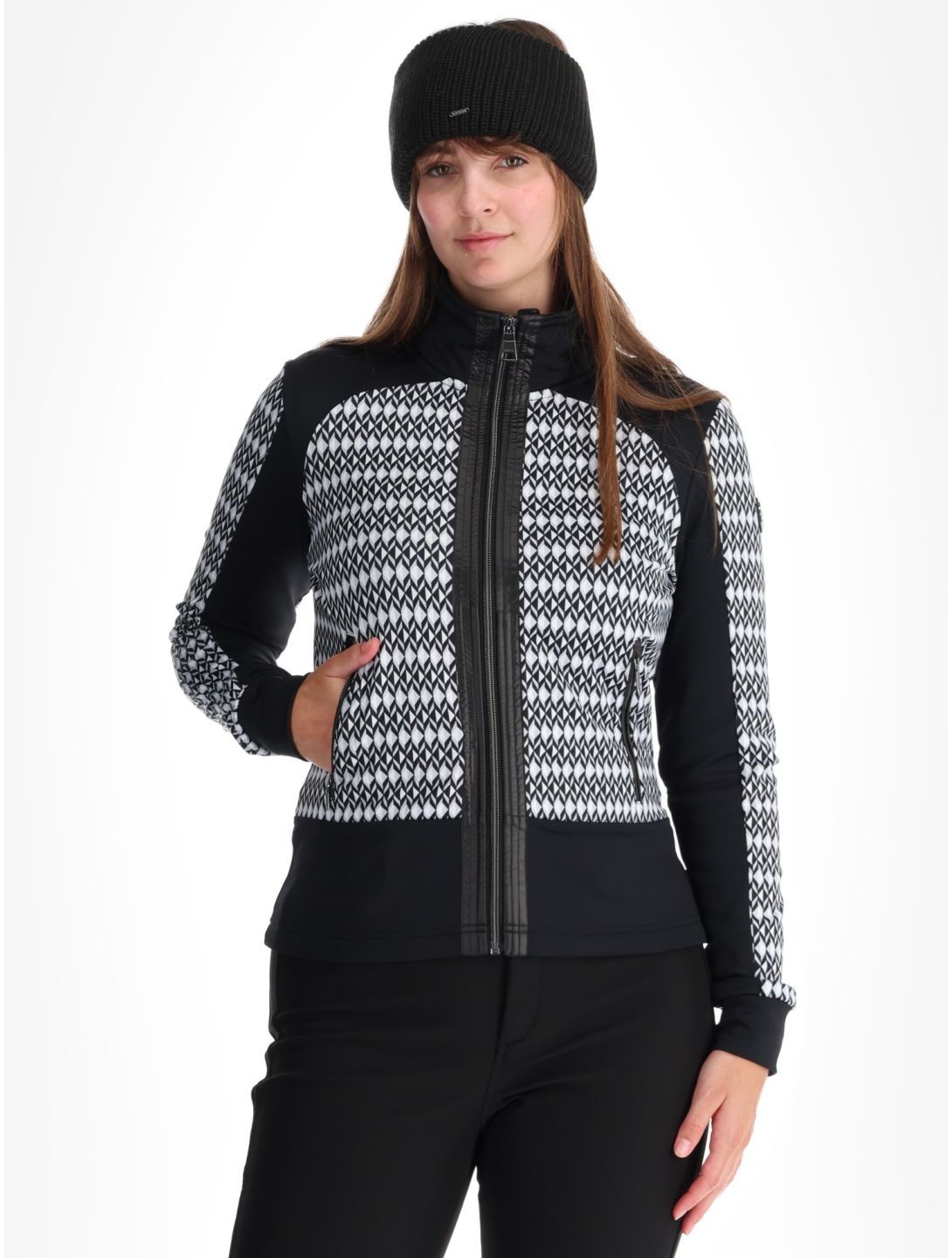 Luhta, Ounastunturi bluza kobiety Silver czarny, Zilver 