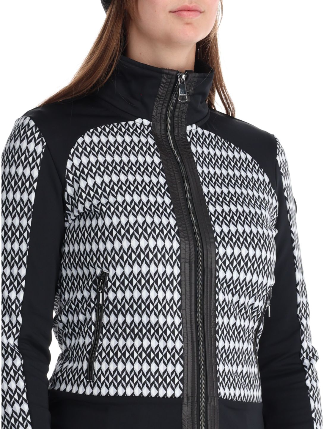 Luhta, Ounastunturi bluza kobiety Silver czarny, Zilver 