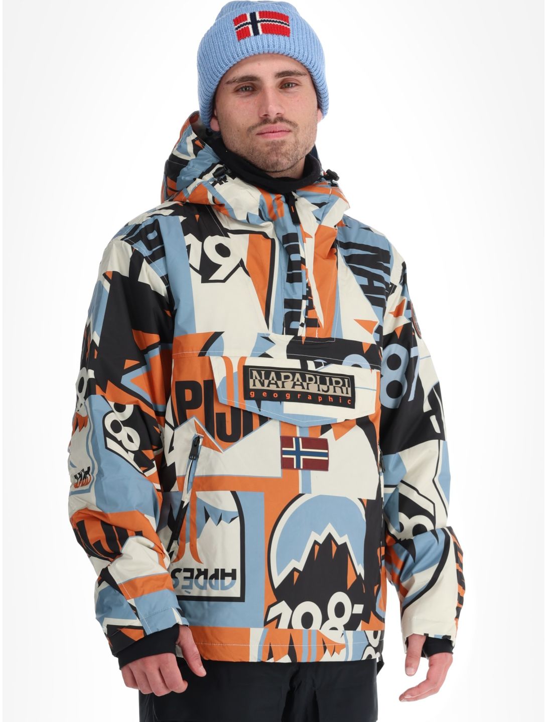 Napapijri, Rainforest Next kurtka anorak mężczyźni AOP F0S multicolor 