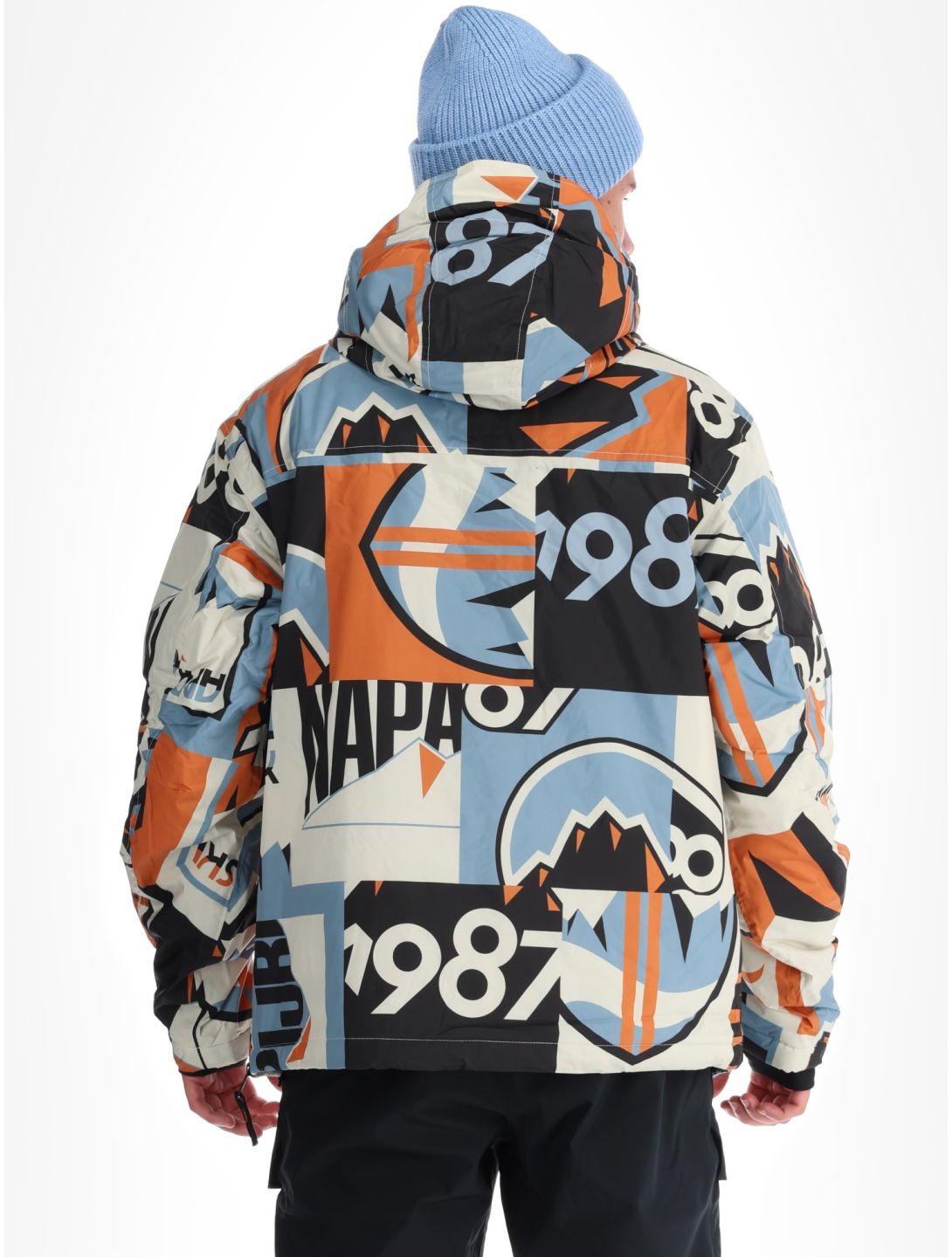 Napapijri, Rainforest Next kurtka anorak mężczyźni AOP F0S multicolor 