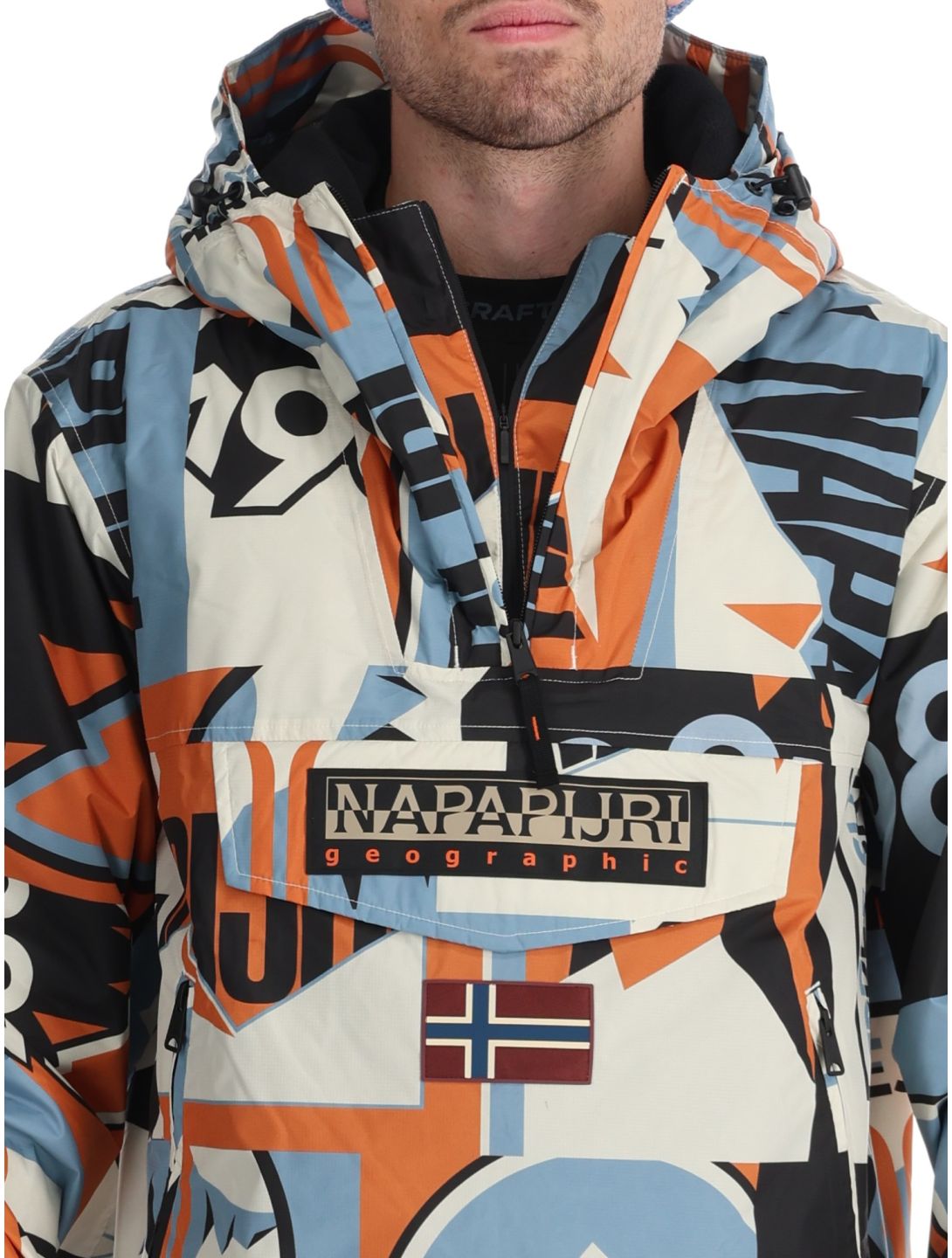 Napapijri, Rainforest Next kurtka anorak mężczyźni AOP F0S multicolor 